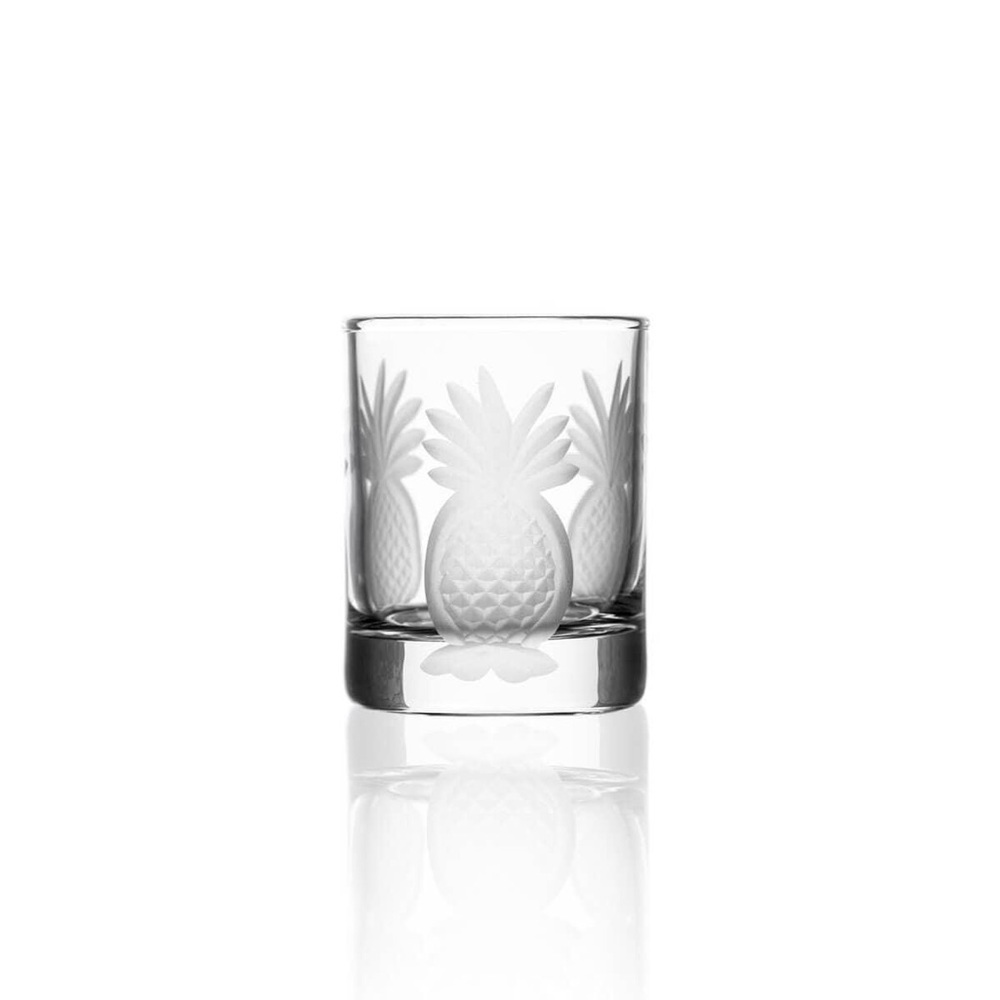 Pineapple Glass Votive Holders (Set of 2)